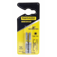 Накрайници T20 T25 TOPMASTER 50 mm 2 броя