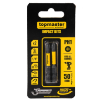 Накрайници ударни TOPMASTER 50mm PH1, 2 броя