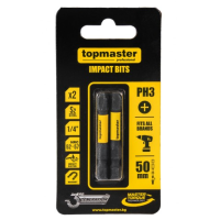 Накрайници ударни TOPMASTER 50mm PH3, 2 броя