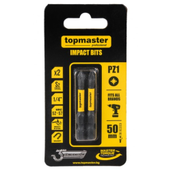 Накрайници ударни TOPMASTER 50mm PZ1, 2 броя