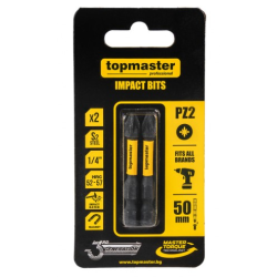 Накрайници ударни TOPMASTER 50mm PZ2, 2 броя