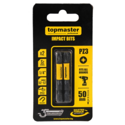 Накрайници ударни TOPMASTER 50mm PZ3, 2 броя
