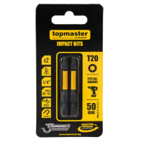 Накрайници ударни TOPMASTER 50mm TX20, 2 броя