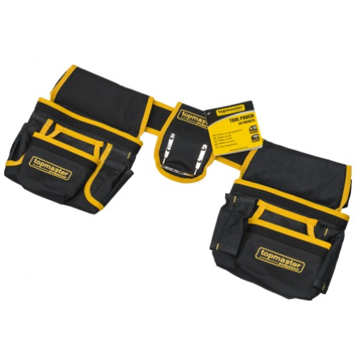 Колан за инструменти с 20 джоба + държач за чук TOPMASTER Колан за инструменти с 20 джоба + държач за чук TOPMASTER