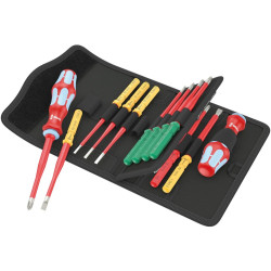Комплект ръкохватки и стебла WERA Kraftform Kompakt VDE extra slim 1