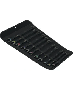 Комплект звездогаечни ключове с тресчотка WERA 8-19 Joker 6000 Black Edition, 11ч