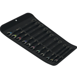 Комплект звездогаечни ключове с тресчотка WERA 8-19 Joker 6000 Black Edition, 11ч