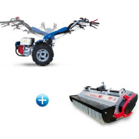 Мотоблок BCS 738 PowerSafe Reversible, HONDA GX340 + мулчер