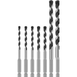 Комплект свредла за бетон BOSCH PRO HEX-5, 7 части