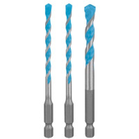 Комплект универсални свредла BOSCH EXPERT HEX-9 Multi Construction Drill Bit, 5x60x100; 6x60x100; 8x50x100 mm, 3 броя Комплект универсални свредла BOSCH EXPERT HEX-9 Multi Construction Drill Bit, 5x60x100; 6x60x100; 8x50x100 mm, 3 броя