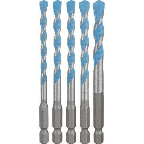 Комплект универсални свредла BOSCH EXPERT HEX-9 Multi Construction Drill Bit, 5 броя Комплект универсални свредла BOSCH EXPERT HEX-9 Multi Construction Drill Bit, 5 броя