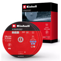 Диск за рязане на метал EINHELL, 230х2х22.23 mm, 3 броя