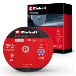 Диск за рязане на метал EINHELL, 230х2х22.23 mm, 3 броя