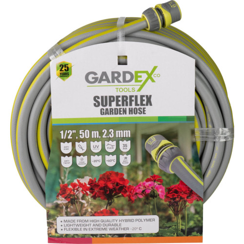 Градински маркуч GARDEX SUPERFLEX 50 m, 1/2" Градински маркуч GARDEX SUPERFLEX 50 m, 1/2"
