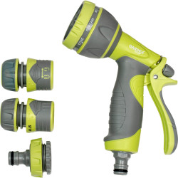 Пистолет с конектори GARDEX CULTURE с 8 вида струя Пистолет с конектори GARDEX CULTURE с 8 вида струя