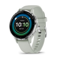 Смарт часовник GARMIN Venu® 3S Silver с Sage Grey