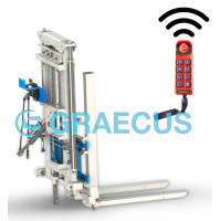 Мачтов мотокар за трактори GRAECUS CLARK1500 TRIPLEX250-RC