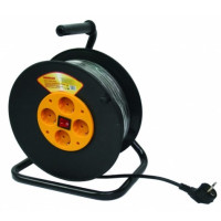 Удължител на макара с 4 гнезда MAKALON 50 m