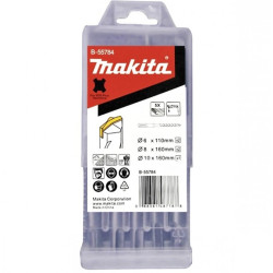 Комплект свредла за бетон MAKITA SDS-PLUS, 5 броя