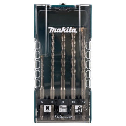Комплект свредла за бетон MAKITA E-15724, SDS-PLUS, 5-12 mm, 5 броя