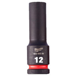Ударна удължена вложка MILWAUKEE - 1/2", 12 mm