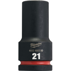 Ударна удължена вложка MILWAUKEE - 3/4", 21 mm