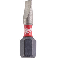 Накрайник MILWAUKEE SHOCKWAVE SL0.6x4.5, 25 mm - 3 броя