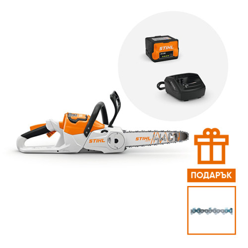 Акумулаторен верижен трион STIHL MSA 60 C-B + AK 20 + AL 101 Акумулаторен верижен трион STIHL MSA 60 C-B + AK 20 + AL 101