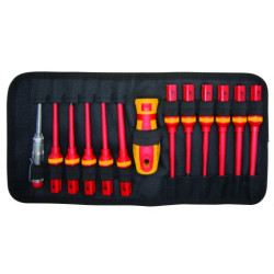 Комплект отвертки изолирани TOPMASTER VDE, 13 броя