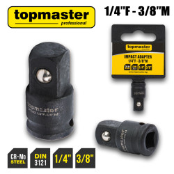 Адаптер ударен TOPMASTER 1/4F x 3/8M