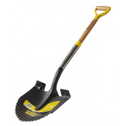Лопата овална с дървена дръжка TOPMASTER 1150 mm