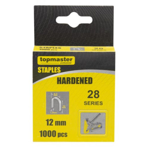 Скоби за такер TOPMASTER 12 mm - 1000 броя Скоби за такер TOPMASTER 12 mm - 1000 броя