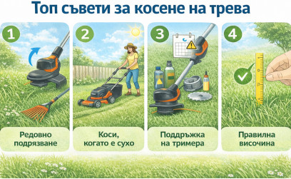 Топ съвети за косене на трева