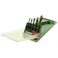 Комплект свредла за стъкло RAIDER 5 броя