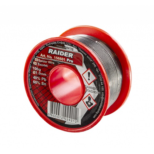 Тинол RAIDER PRO 1 mm - 100 g