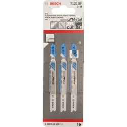 Ножчета за прободен трион BOSCH T 121 GF - 3 бр.