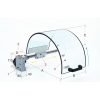 Предпазител за пратонник на струг BERNARDO PTO 02/300