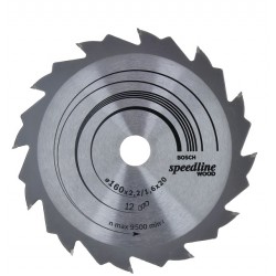 Циркулярен диск BOSCH Ф160х2.2 Speedline Wood Z12
