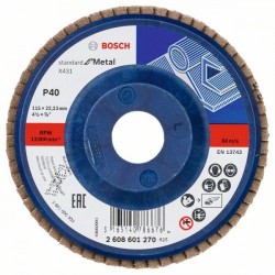 Ламелна шкурка BOSCH X431 Ф115 G40