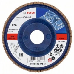 Ламелна шкурка BOSCH X431 Ф115 G60