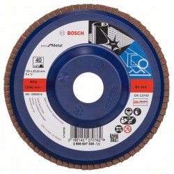 Ламелна шкурка BOSCH X571 Best for Metal 125mm