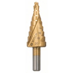 Стъпаловидно свредло BOSCH HSS-TiN 4-20x70,5 mm
