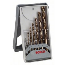 Комплект свредла за метал BOSCH Mini X-Line, HSS-Со - 7 броя 