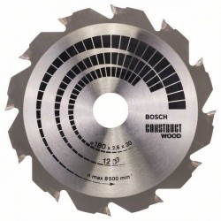Циркулярен диск BOSCH Construct Wood HB12