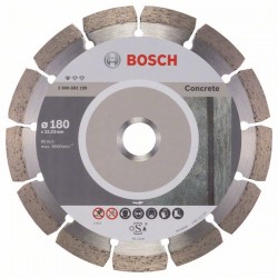 Диамантен диск BOSCH за бетон Ф180х22.23 Standard for Concrete