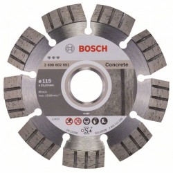 Диамантен диск BOSCH за бетон Ф115х22.23 Best for Concrete