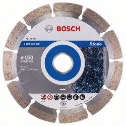 Диамантен диск BOSCH за камък Ф 150х22,23 Standard for Stone