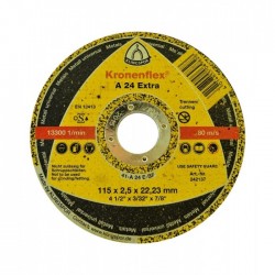 Диск за метал KLINGSPOR A 24 Extra Ф115x2.5, вдлъбнат