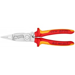 Клещи KNIPEX заголващи комбинирани 1000 V с пружина