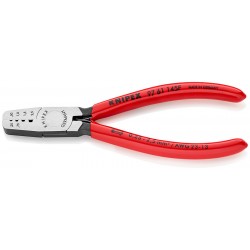 Кримп клещи KNIPEX за кабелни гилзи (трапец) с пружина